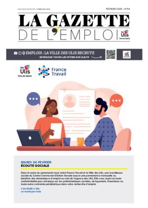 Couverture de La Gazette de l'emploi - Février 2026