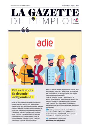 Couverture de La Gazette de l'emploi - Décembre 2024