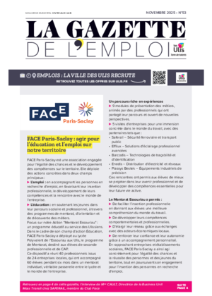 Couverture de La Gazette de l'emploi - Novembre 2025