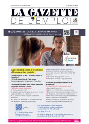 Couverture de La Gazette de l'emploi - Juin 2025